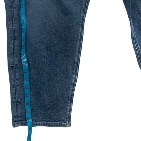 American Eagle Curvy Mom Jeans Size 20 Short Blue Stretch medium Wash Denim - Picture 11 of 15